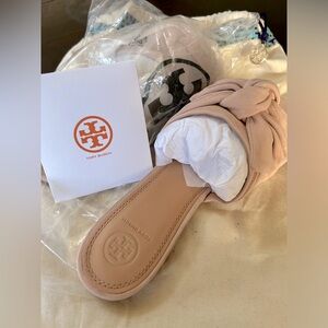 NEW*** Tory Burch Annabelle Bow Slide Suede